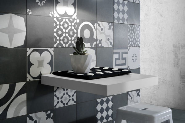 Ceramica-Fioranese_Cementine-Black&White_Mix+B&W-4+Blend-Gomma-60x60-20x20_2